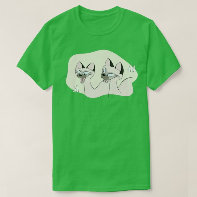 We Are Siamese If You Please  T-Shirt (Design Front)