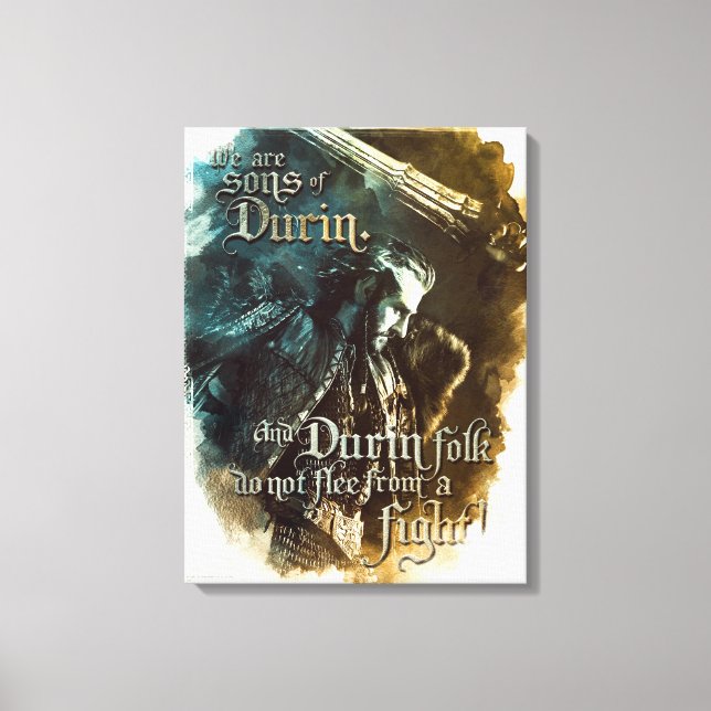 We Are Sons Of Durin Canvas Print (Front)