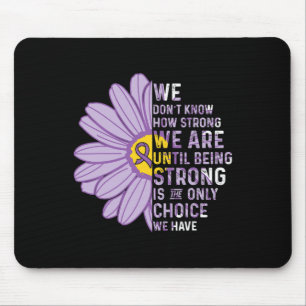 We are Strong- Pancreatic Cancer Awareness Support Mouse Mat