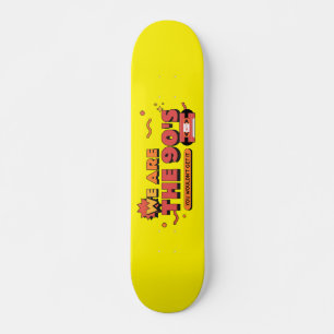 We are the 90's vhs cassette graphic skateboard