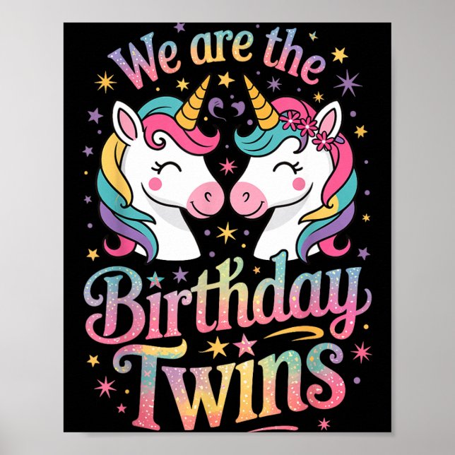 We Are The Birthday Twins  Poster (Front)