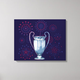 We are The Champions, F.C. Barcelona. Canvas Print