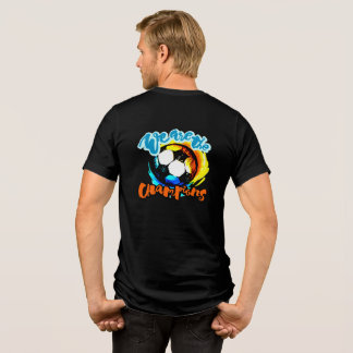 We Are The Champions Soccer Ball Graphic Tri-Blend Shirt