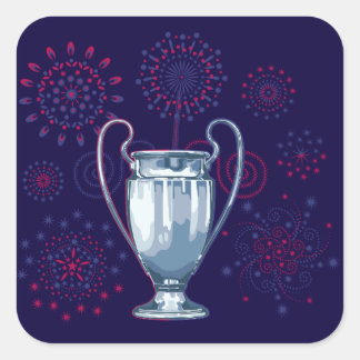 We are The Champions Square Sticker