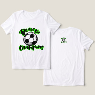 We Are The Champions Typography Design Tri-Blend Shirt