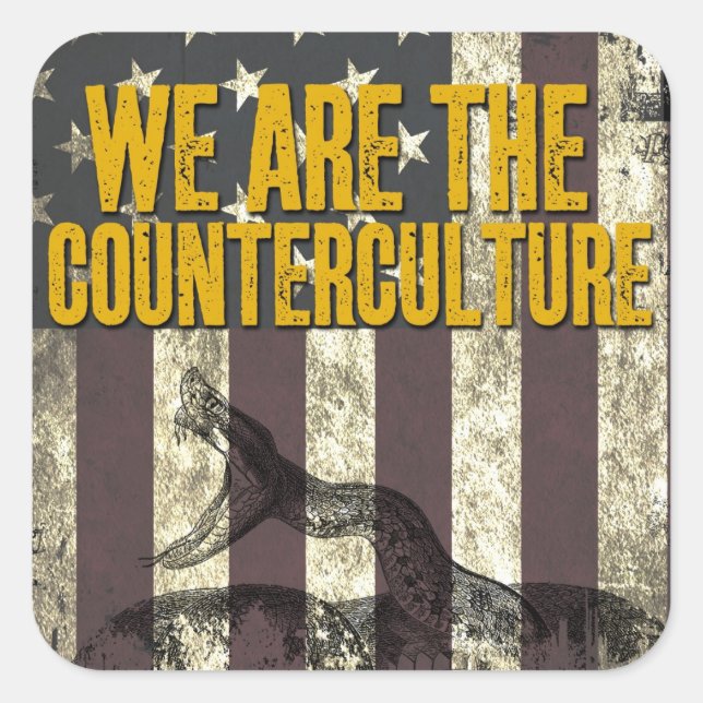 "We are the CounterCulture" 3" sticker (Front)