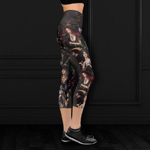 We Are the Daughters of Witches You Could Not Burn Capri Leggings
