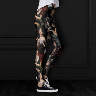 We Are the Daughters of Witches You Could Not Burn Leggings