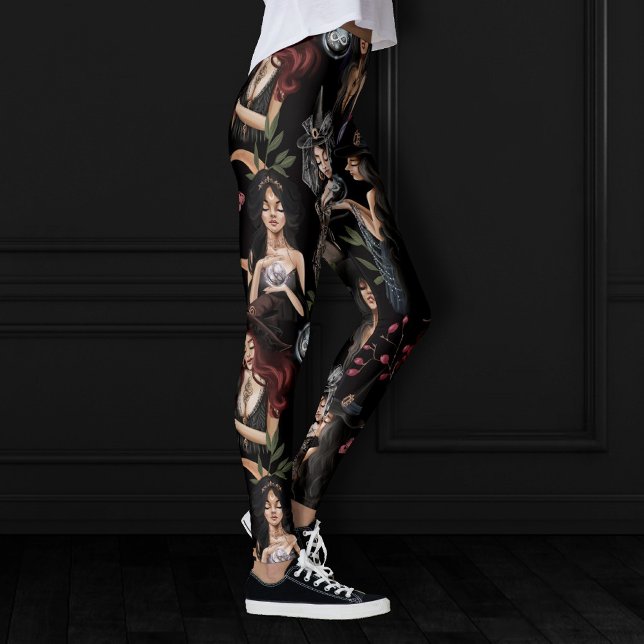 We Are the Daughters of Witches You Could Not Burn Leggings (Creator Uploaded)