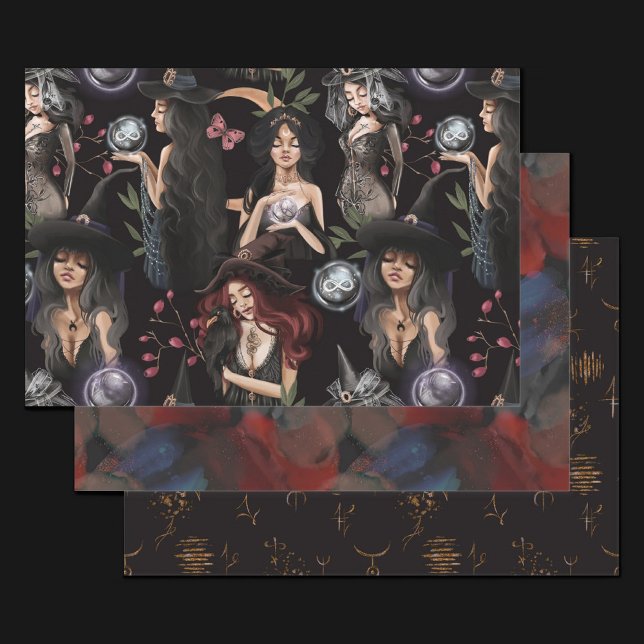 We Are the Daughters of Witches You Could Not Burn Wrapping Paper Sheet (Creator Uploaded)