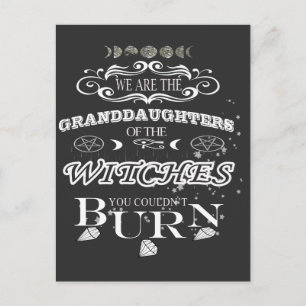 we are the granddauters of the witches T-Shirt Postcard