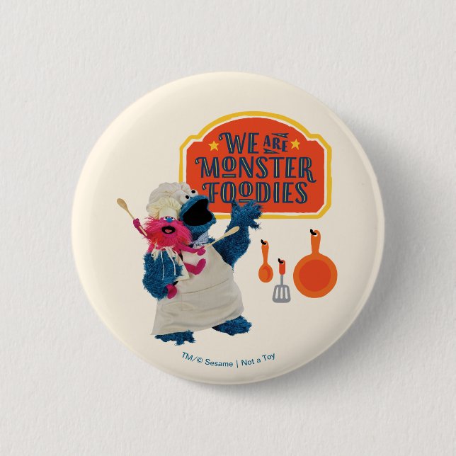 We Are the Monster Foodies 6 Cm Round Badge (Front)