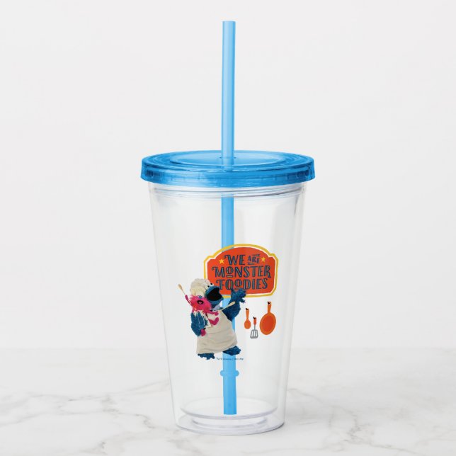 We Are the Monster Foodies Acrylic Tumbler (Front)