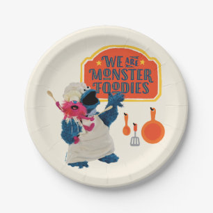 We Are the Monster Foodies Paper Plate