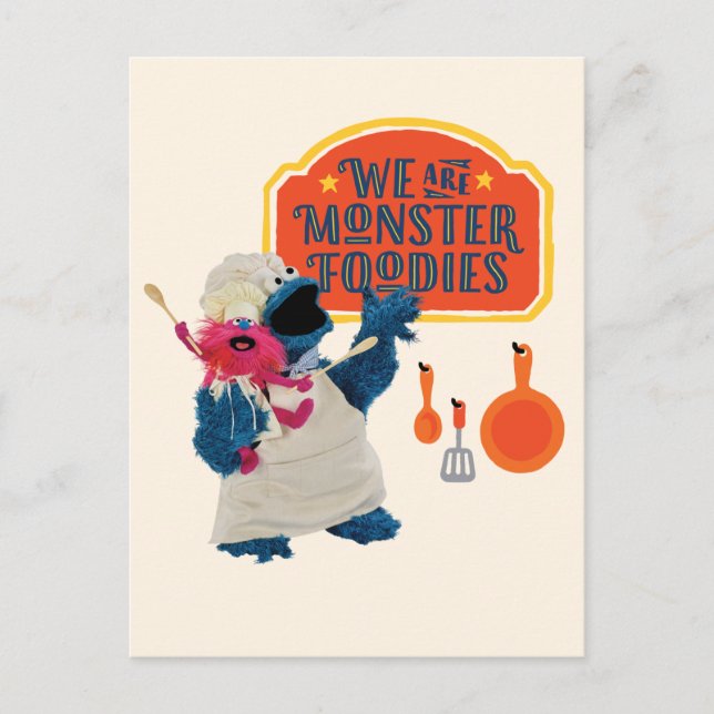 We Are the Monster Foodies Postcard (Front)