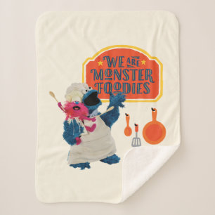 We Are the Monster Foodies Sherpa Blanket