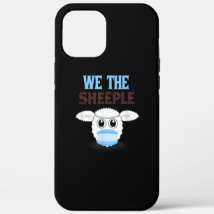 We are The sheeple funny sheep with face mask iPhone 12 Pro Max Case