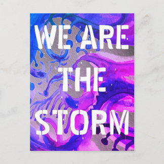 We are the STORM Definition Postcard