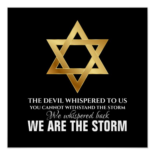 WE ARE THE STORM POSTER (Front)
