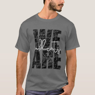 We Are Wildcats Teacher School Sports Fan Team Spi T-Shirt