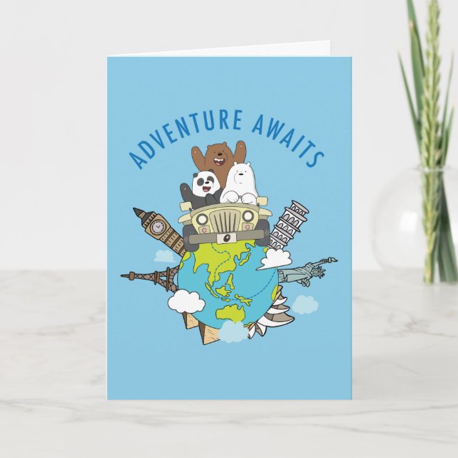We Bare Bears - Adventure Awaits Card (Front)