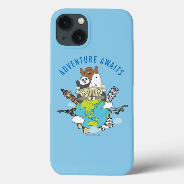 We Bare Bears - Adventure Awaits Case-Mate iPhone Case (Back)