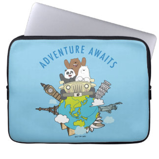 We Bare Bears - Adventure Awaits Laptop Sleeve
