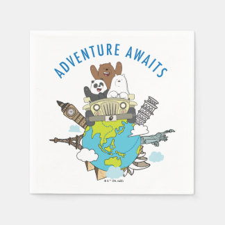 We Bare Bears - Adventure Awaits Napkin