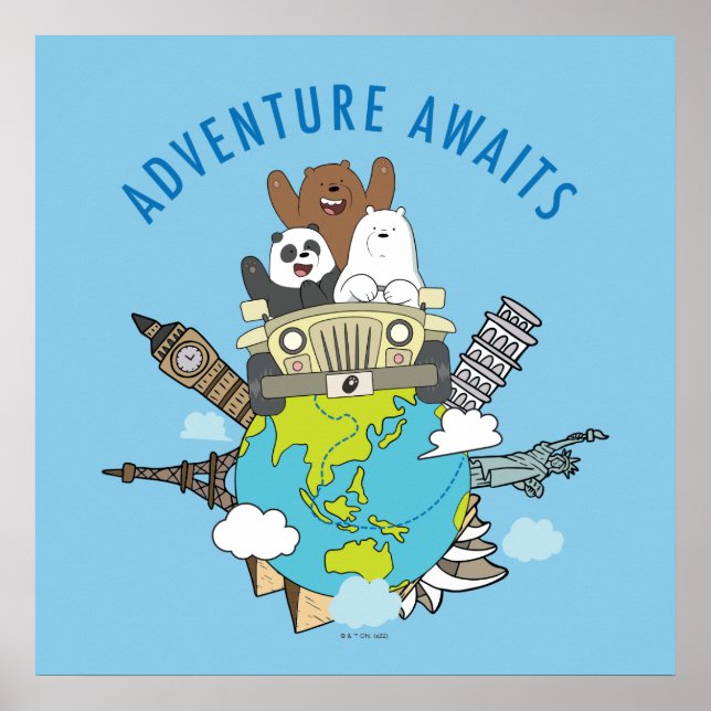 We Bare Bears - Adventure Awaits Poster (Front)