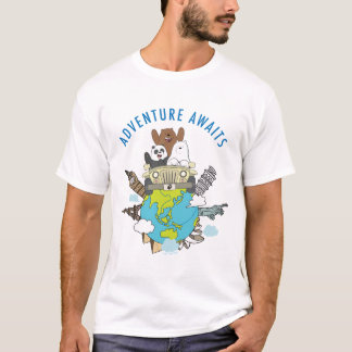 We Bare Bears - Adventure Awaits T-Shirt