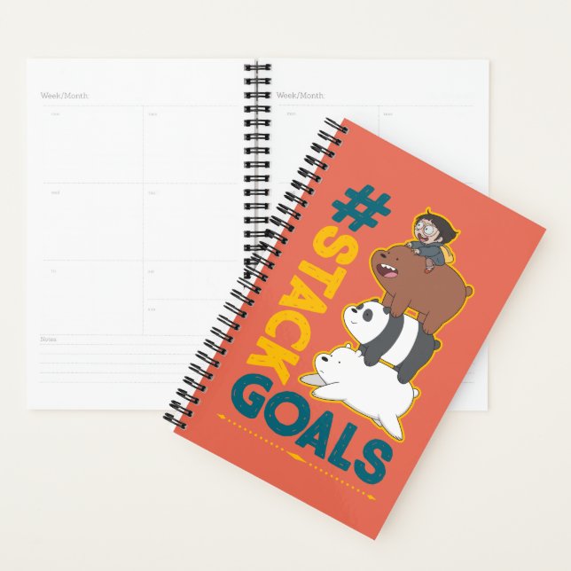 We Bare Bears and Chloe - #StackGoals Planner (Display)