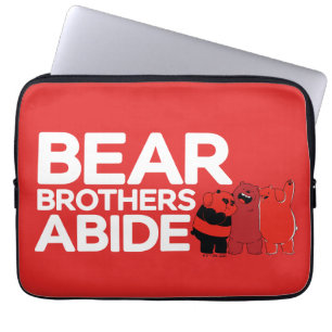 We Bare Bears - Bear Brothers Abide Laptop Sleeve