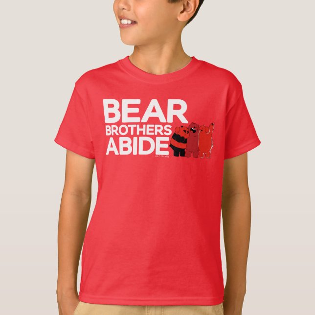 We Bare Bears - Bear Brothers Abide T-Shirt (Front)