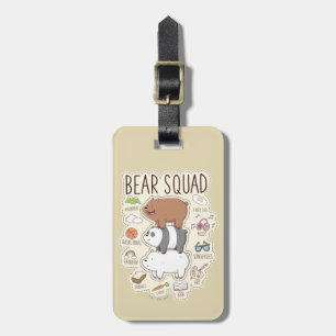 We Bare Bears - Bear Squad Journal Graphic Luggage Tag