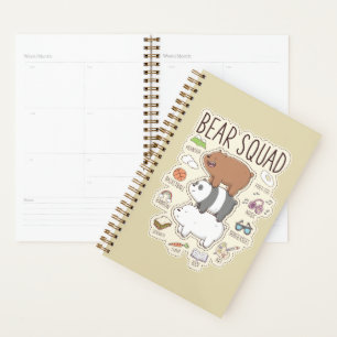 We Bare Bears - Bear Squad Journal Graphic Planner