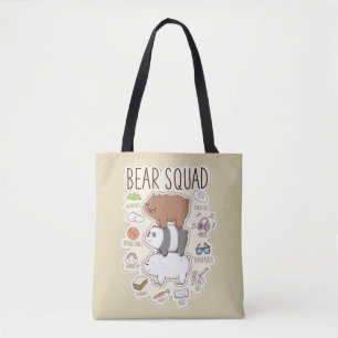 We Bare Bears - Bear Squad Journal Graphic Tote Bag