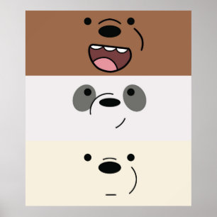 We Bare Bears - Bear Stripes Poster