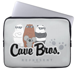 We Bare Bears - Cave Bros. Represent Laptop Sleeve
