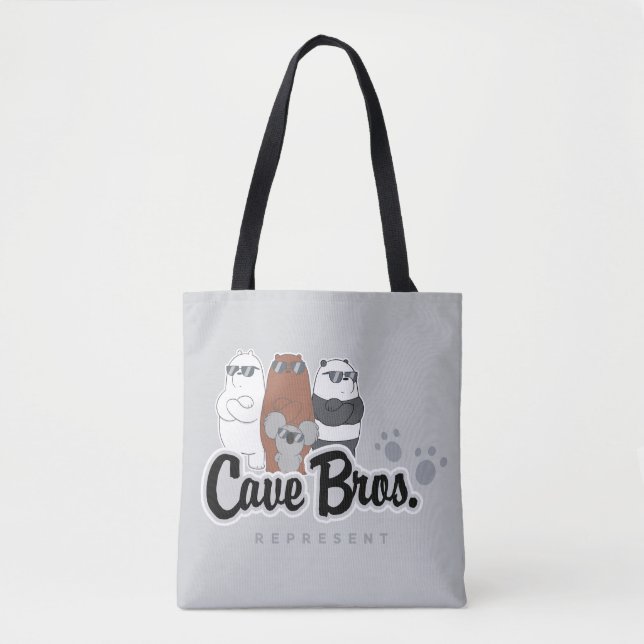 We Bare Bears - Cave Bros. Represent Tote Bag (Front)