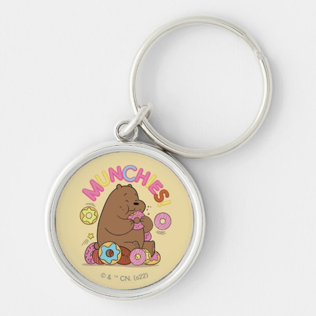 We Bare Bears - Grizz Doughnut Munchies! Key Ring (Front)