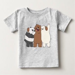 We Bare Bears Group Hug Baby T-Shirt