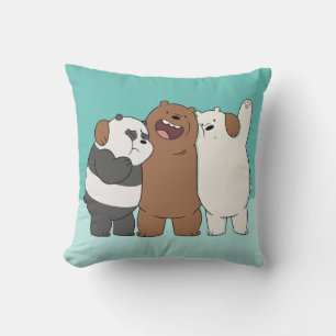 We Bare Bears Group Hug Cushion