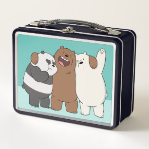 We Bare Bears Group Hug Metal Lunch Box