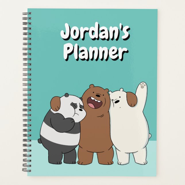 We Bare Bears Group Hug Planner (Front)