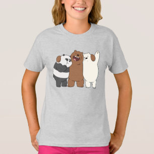 We Bare Bears Group Hug T-Shirt