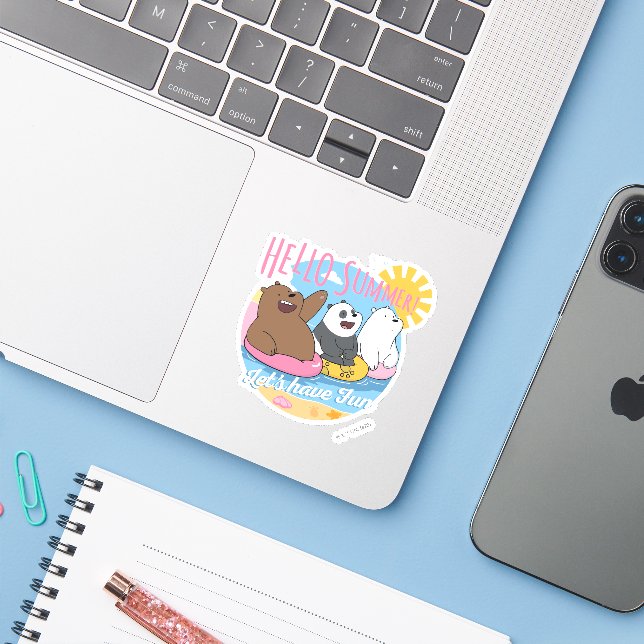 We Bare Bears - Hello Summer! Let's Have Fun (Laptop w/ iPhone)