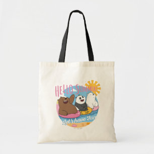 We Bare Bears - Hello Summer! Let's Have Fun Tote Bag