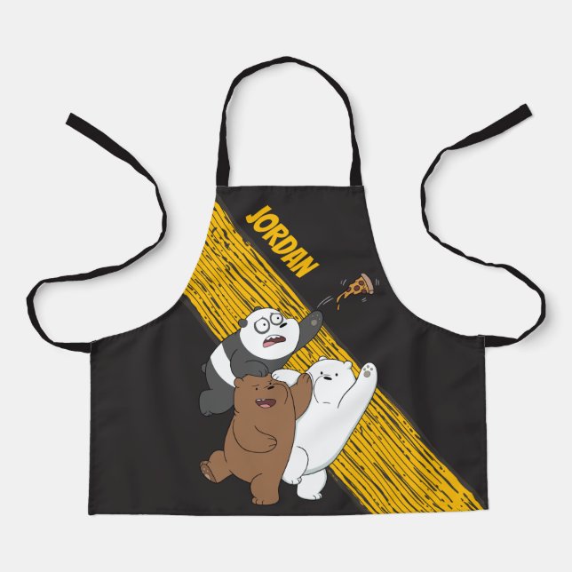 We Bare Bears - Last Pizza Slice Apron (Front)