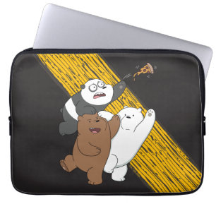 We Bare Bears - Last Pizza Slice Laptop Sleeve
