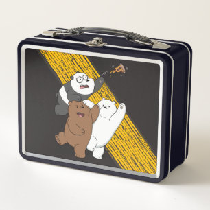 We Bare Bears - Last Pizza Slice Metal Lunch Box